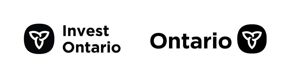 Logos for Invest Ontario and The Ministry of Economic Development, Job Creation and Trade. 